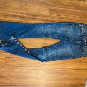Free People Low Rise Flare Jeans